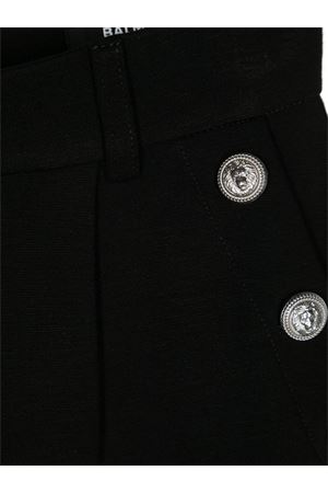 black viscose trousers BALMAIN PARIS KIDS | BV6C02J0371930AG